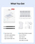 SooPii 60W 6-Port Charging Station for Multiple Devices, PD 20W USB C Fast Charging, 6 Short Cables