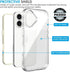 Puxicu 2 1 17 17 6.3", Acrylic in for iPhone CaseAnti-Yellowing, Military-Grade Protection, Drop Shockproof Slim Phone