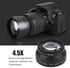 Wide Angle Macro Lens, Camera 52mm 0.45X Magnification Universal Conversion Lens Professional Optical Glass Camera Close Up Lens, for Canon for Nikon for Sony 52mm Mount Camera
