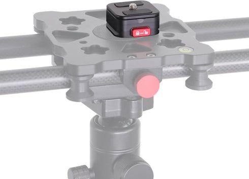 Quick Release Plate Kit, Camera Mount Adapter with 1/4 Inch Screw for DSLR, Tripod, and Gimbal