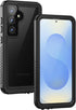 Lanhiem for Samsung Galaxy S25 Phone Case, IP68 Waterproof Dustproof, Rugged Full Body Shockproof Cover, Black
