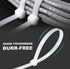 Zip Ties 16 Inch, 100 per pack Heavy Duty Cable Ties with 70 Pounds Tensile Strength