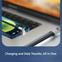 USB A to C Cable, 180 Degree U Shaped Fast Charging and Data Sync Cord, 4Ft Compatible for iPhone 15/15 Pro Max