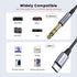 1/4 6.35mm 1/4 Theater(6.6ft/2m) MOSWAG USB C to TRS Audio Stereo Cable, USB Type C to Adapter Cable with Speaker