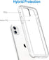 JETech Case for iPhone 11, 6.1-Inch, Non-Yellowing Shockproof Phone Bumper Cover, Anti-Scratch Clear Back
