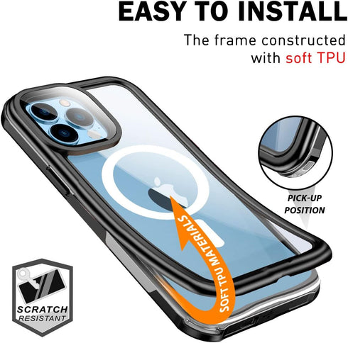 AICase Waterproof Case for iPhone 13 Pro Max, MagSafe Support, Snowproof, Dustproof, IP68 Certified Full Body