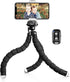 UBeesize Premium Flexible Phone Tripod with Remote and Phone Mount, Mini Tripod Stand for Camera, GoPro