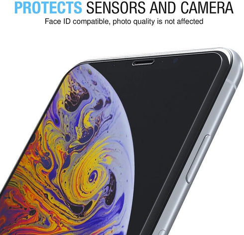 IFLASH iPhone XR, iPhone 11 Glass Screen Protector, Crystal Clear Tempered Glass, Case Friendly, Scratch Proof
