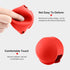 PULUZ Silicone Lens Cover for Insta360 X3 Invisible Dive Housing Case, Protective Lens Cap Flexible Lens Guard Protector Cover for Insta360 X4 Action Camera Diving Case Accessories Red