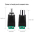 RCA to Speaker Wire Adapter, 10Pcs RCA to AV Screw Terminal Connector Phono RCA Male Female Plug Solderless Converter Audio/Video Speaker Wires Connectors No Soldering Adapter