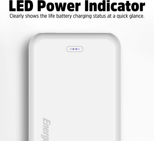 Energizer Wireless Magnetic Portable Charger, 5000mAh Power Bank with 15W USB-C Output, Compatible with iPhone, Samsung