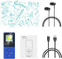 AGPTEK A02S 16GB MP3 70 128GB, Player, Hours Playback Lossless Sound Music Player, Supports up to Dark Blue