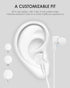 PALOVUE USB Type C Earbuds with Mic & Volume Control for Google Pixel, Samsung, OnePlus, Huawei, Sony, MacBook.