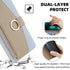 Asuwish Samsung Galaxy S23 5G Wallet Cover with Screen Protector, Mirror Flip, Card Holder, Crossbody Strap, Blue