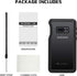 Lanhiem IP68 Waterproof Dustproof Case for Samsung Galaxy S10e, Heavy Duty Full Body Protective Clear Back Cover, Black