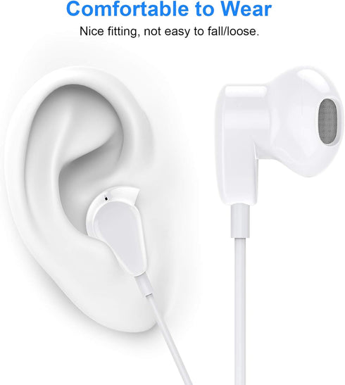 USB C Headphone for iPhone 15 Pro Max Plus, Galaxy S24, S23, S22, S21, S20, A53, A54, Samsung Flip, USB Type C Earphone