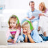 Kids Headphones with Mic & Volume Limiting, Two Audio Ports for Sharing, for Toddlers Boys Girls (Green)