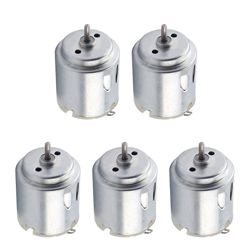 Fielect 5Pcs DC Motor 5.5V 6500RPM 0.08A Micro Motor Mini Motor Electric