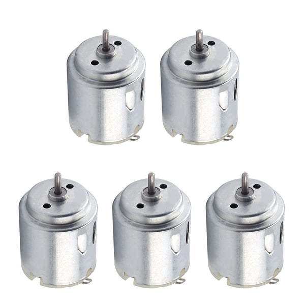 Fielect 5Pcs DC Motor 5.5V 6500RPM 0.08A Micro Motor Mini Motor Electric