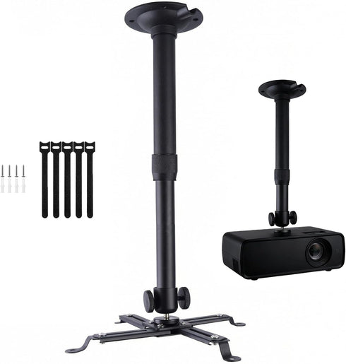 DAWASAPAT Projector Ceiling Mount with New Gimbal, Adjustable Length Projector Mount, -Inch Screw,