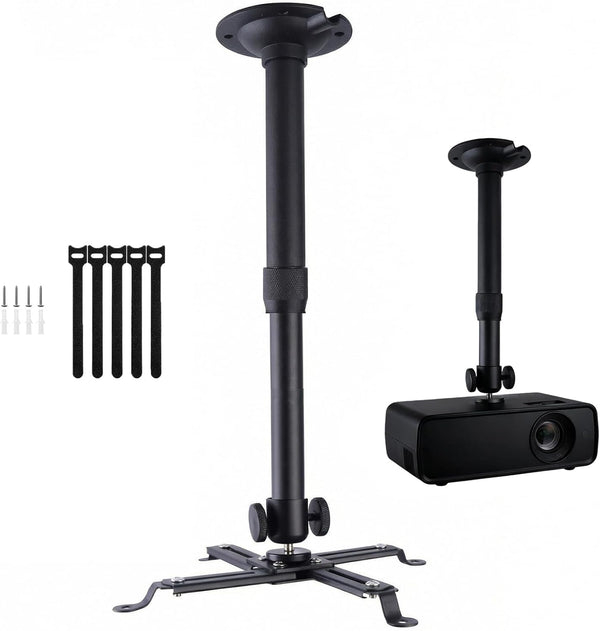 DAWASAPAT Projector Ceiling Mount with New Gimbal, Adjustable Length Projector Mount, -Inch Screw,