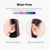 Single Bluetooth Wireless Earbud, Mini Invisible in-Ear Headphone with 12 Hours Battery Life for Sports and Work