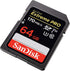 SanDisk Extreme Pro 64GB SDXC Card for Canon EOS R6, R5 Camera Class 10 (SDSDXXY-064G-GN4IN) Bundle with Reader