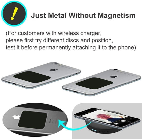 Great 1 3M 6 6 Universal Metal Plates with Adhesive for All Magnetic Car Mounts, Cell Phone, Tablet Holder