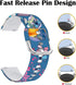 Stitch Holiday Pink Couple Bands, Soft Sport Silicone Cartoon Strap Compatible with Fitbit Versa 2/Versa/Versa