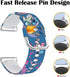 Stitch Holiday Pink Couple Bands - Compatible with Fitbit Sense/Sense 2/Versa 3/Versa 4 Soft Sport Strap