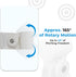 Wall Mount Bracket Kit for Ubiquiti Nanostation Ns-5ac Lo0o5ac Nsm5 Locom5 Nsm2 Locom2 Ltu Lite, White