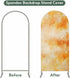 Jnbasdffb 7.2 Orange Fall Ombre Wedding Arch Cover, Stretchy Spandex Arch Backdrop Stand Covers FT, Watercolor Abstract
