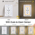 Multi Plug Outlet Surge Protector, POWRUI 6 Outlet Extender with 3 USB Ports and Night Light