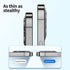 NEW'C 4 Pack, 2 Pack Screen Protector for iPhone 12 Mini + 2 Pack Camera Lens Protector, Case Friendly, Sensor