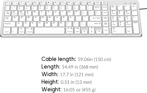 JKSML 102 2.4 12 Programmable Wireless Keyboard with Keys, Bluetooth and GHz Wireless, Low Profile, Number Pad, Fluid