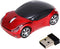 Generic 2.4GHz Car Shaped Wireless Mouse, 1200DPI Cordless Mouse with USB Receiver, Portable