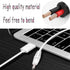 FitTurn 5V DC Power Cord USB to DC 3.5mm x 1.35mm Barrel Jack Adapter Connector Charging Cable Plug (White)