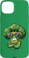 Cool Broccoli Designs Cool Broccoli Gangster with Sunglasses Case for iPhone 15 Plus