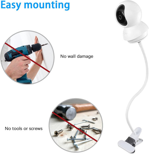 Aobelieve Flexible Clamp Mount for TP-Link Tapo C200 and C210 Camera