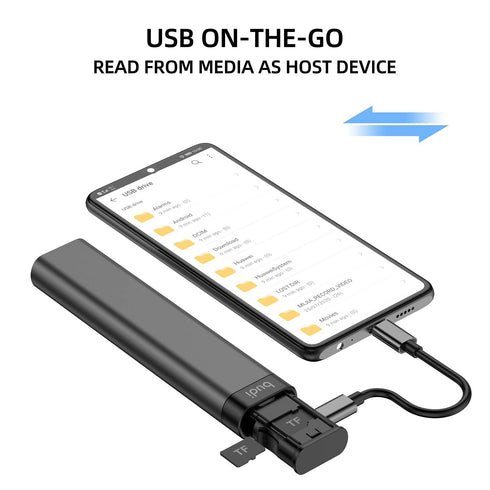 Budi 9-in-1 Essential Travel Charging & Data Sync Cable Stick - Black by fonefunshop