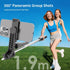 irianu 360 Phone Tripod and Selfie Stick, Extendable Cell Phone Tripod with Wireless Remote, Tripods Stand for iPhone