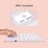 Wireless Keyboard with Touchpad, Ultra-Slim Rechargeable Bluetooth Keyboard for iPad/iPad Pro and Other Devices (Pink)
