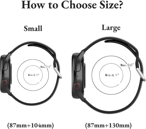 Chofit Compatible Bands for AKUMAKA Series 1 Smart Watch, Soft Silicone Adjustable Quick Release Replacement Strap