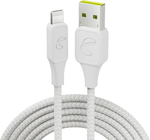 USB-A to Lightning Charging Cable for iPhone & iPad - InstantConnect - White