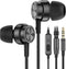 Yatloml Wired Earbuds with Microphone, in Ear Headphones Wired with Heavy Bass