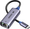 UGREEN USB C to Ethernet Adapter 2.5G, Aluminum Type C (Thunderbolt 4/3) to RJ45 Network Adapter for Laptop