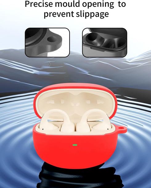 UYRUREL MC1 Compatible with Baseus Bowie Open-Ear TWS Earbuds,Premium Silicone Shockproof Protection Skin Touch