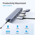 UGREEN 4 3.0 M4, S23, 0.5FT USB C to USB A Hub with USB for Laptop, MacBook Pro/Air, Mac mini iMac, iPad Pro