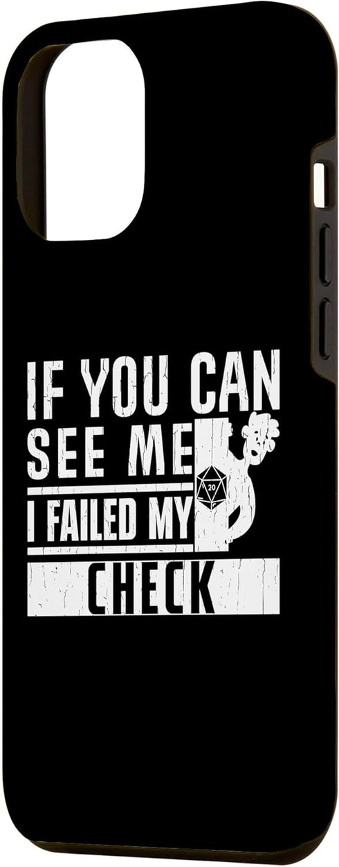 iPhone 14 Plus RPG Gaming Role Playing Case for D20 Tabletop Games, Funny RPG Gamer Design