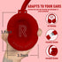Bluetooth Headphones Over Ear, 68H Playtime Wireless Headset with Microphone, HiFi Stereo Foldable Lightweight Deep